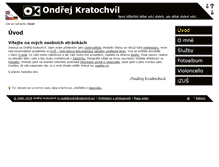 Tablet Screenshot of ondrejkratochvil.eu